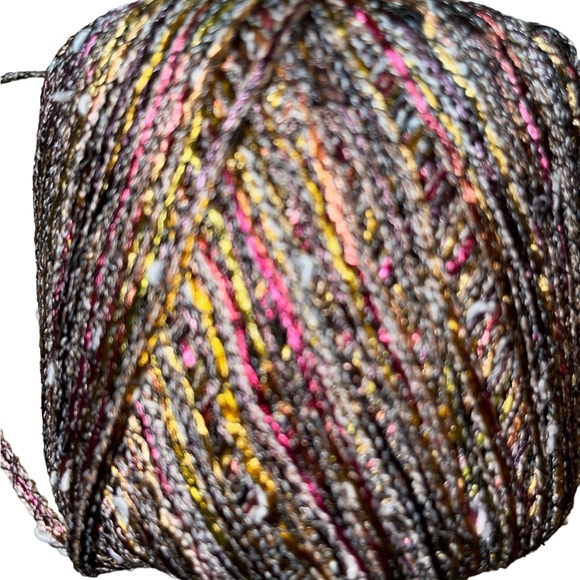 Tahki S. Charles Cosmos Metallic Worsted Viscose Blend Yarn 1153 Silver Multi - Picture 5 of 7